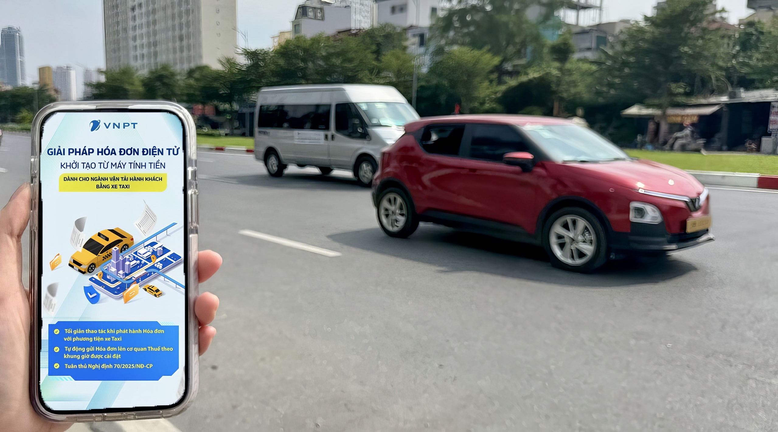 Từ tháng 6-2025, taxi phải lập hóa đơn điện tử ngay khi kết thúc chuyến đi