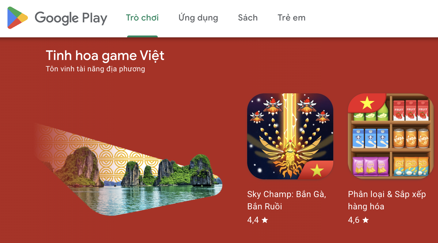 Google Play ra mắt bộ sưu tập game “Made in Vietnam”