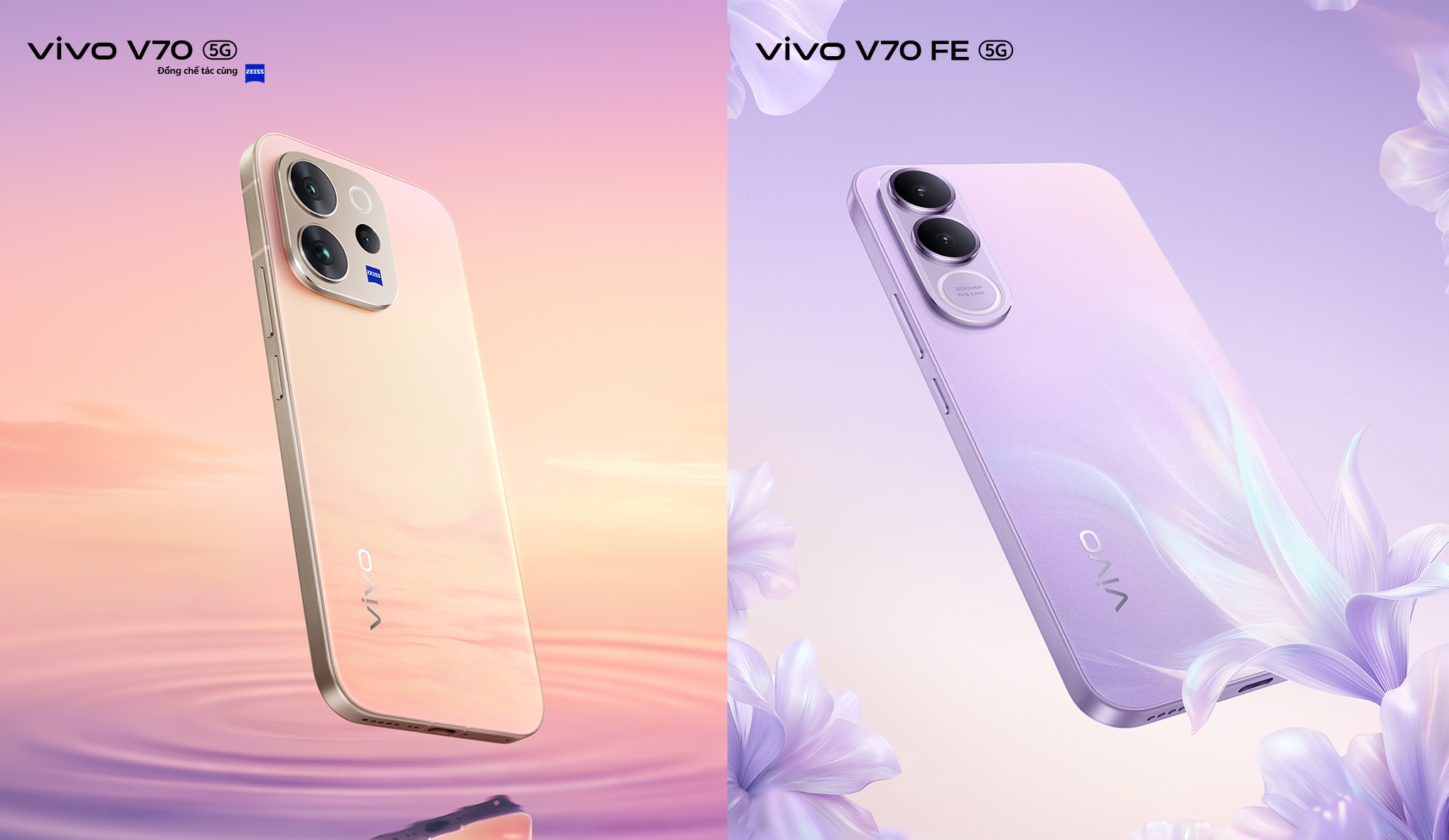 vivo ra mắt bộ đôi V70 và V70 FE