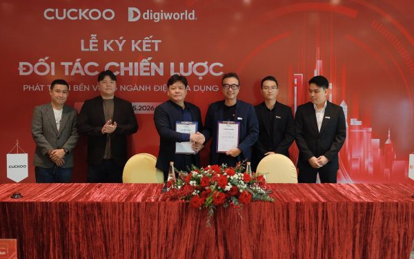 Cuckoo bắt tay Digiworld mở rộng mảng thiết bị gia dụng tại Việt Nam