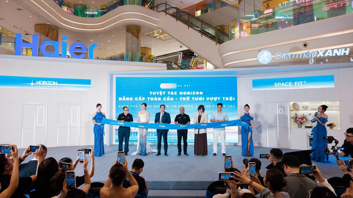 Hình ảnh sự kiện ra mắt Tủ lạnh Horizon Collection và TV QD-MiniLED của Haier tại TP.HCM
