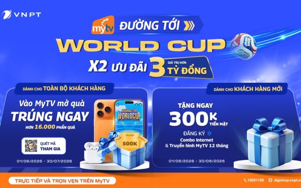 VNPT tặng 3 tỷ, săn iPhone 17 Pro Max mùa World Cup 2026