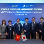 Lễ ký kết hợp tác giữa VNPT và KDDI tại Tokyo, tháng 5/2026