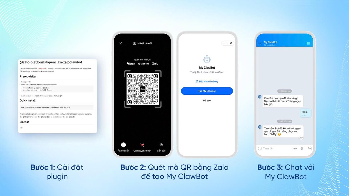 Zalo plugin OpenClaw nâng cấp trải nghiệm Agentic AI
