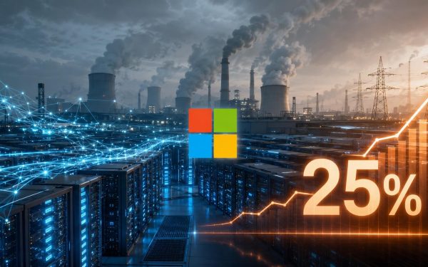 Lượng khí thải Microsoft tăng 25% năm 2025 do AI mở rộng