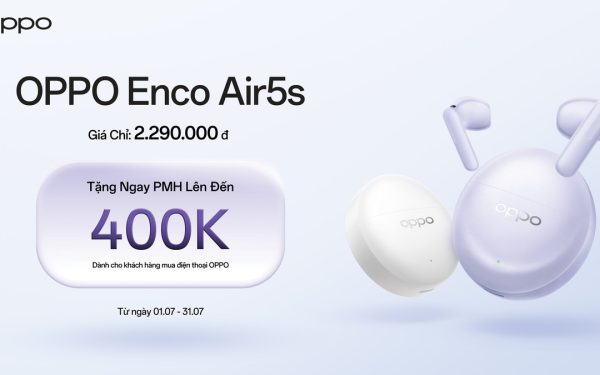 OPPO ra mắt Enco Air5s và Enco Air5, kết hợp chống ồn tiên tiến