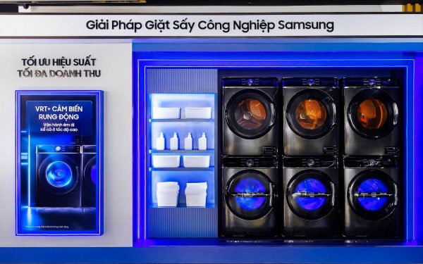 Samsung ra mắt giải pháp giặt sấy công nghiệp, đồng hành cùng doanh nghiệp tối ưu vận hành và phát triển bền vững