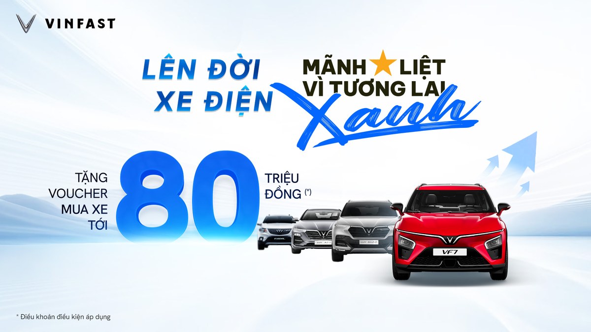 VinFast tặng voucher khủng cho khách hàng cũ chuyển đổi sang xe điện