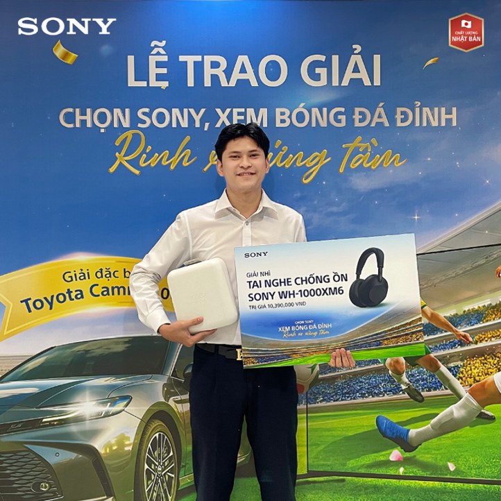 Anh Nguyễn Chí Tài nhận giải Nhì từ đợt quay số đầu tiên