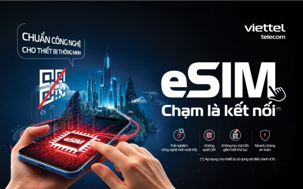 Viettel ra mắt eSIM tự động cho iOS, không cần quét mã QR