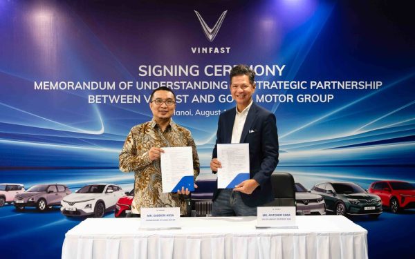 VinFast hợp tác Gowa Motor Group, mở rộng đại lý tại Indonesia