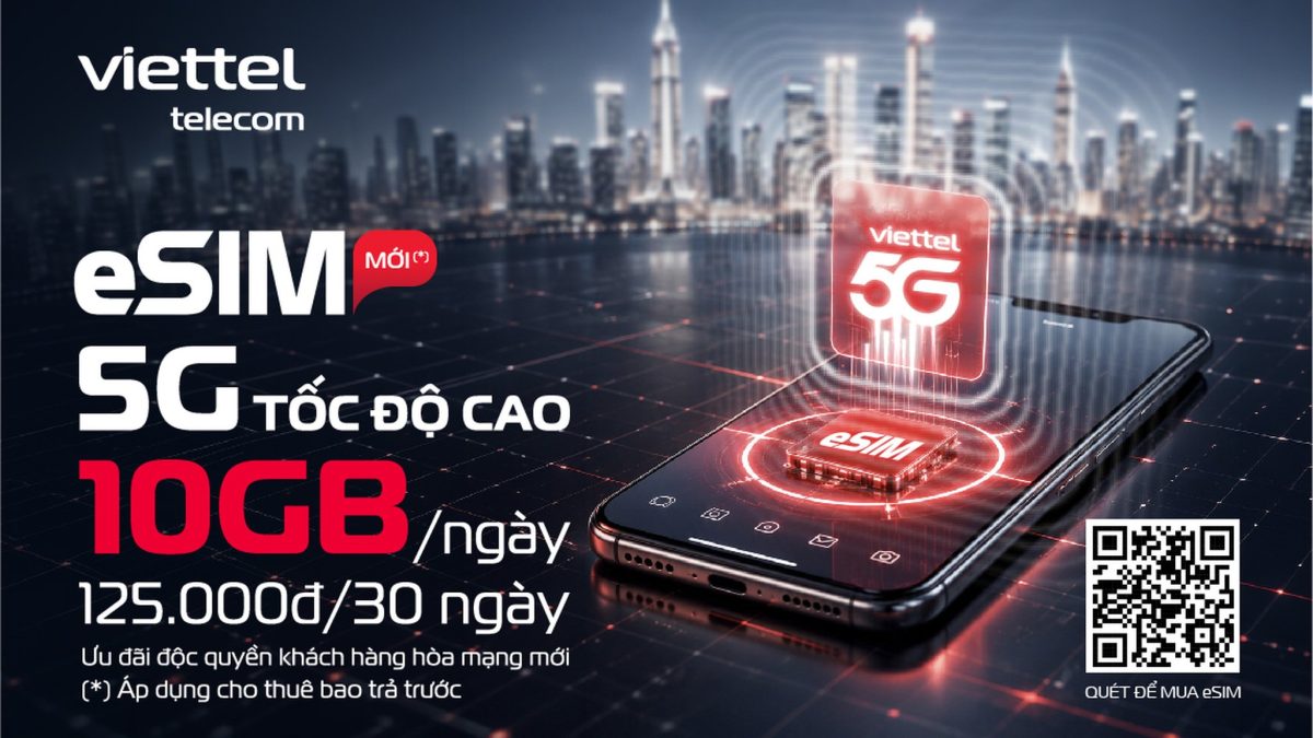 eSIM Viettel 10GB