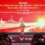 Bà Thái Thị Thanh Hải phát biểu tại Hội nghị Tăng cường Nội địa hóa và Phát triển Hệ thống Nhà cung cấp 2026 của Vingroup