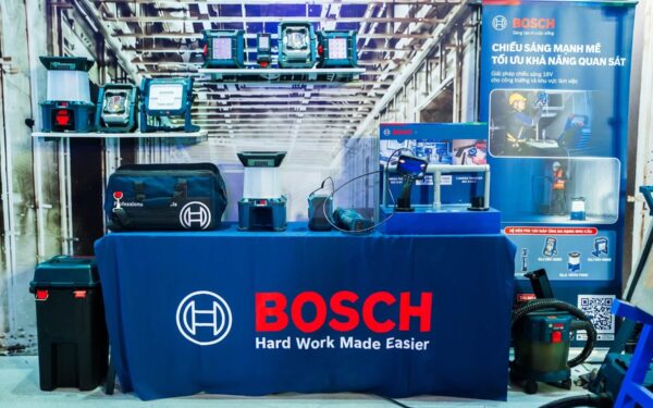 Bosch giới thiệu các giải pháp công nghệ giúp người dùng chuyên nghiệp làm việc hiệu quả hơn