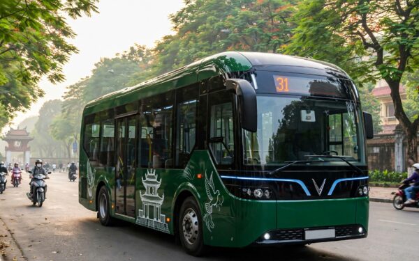 Hà Nội: 15 xe buýt điện VinFast EB8 thay toàn bộ diesel tuyến 31