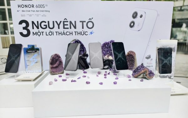 HONOR 600S ra mắt tại Việt Nam, pin 8.100mAh, chống rơi 2,5 m