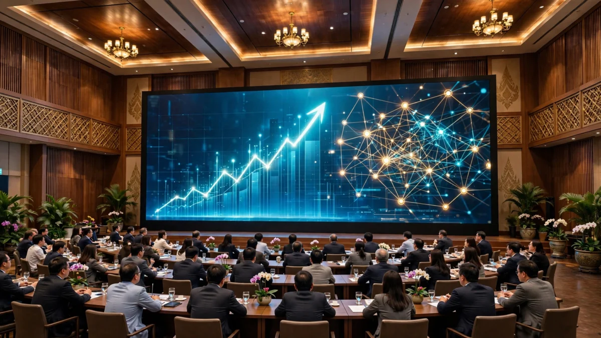 GDP Mỹ có thể đạt 44 nghìn tỷ USD vào năm 2030 nhờ AI với hội nghị tài chính quốc tế tại Bangkok