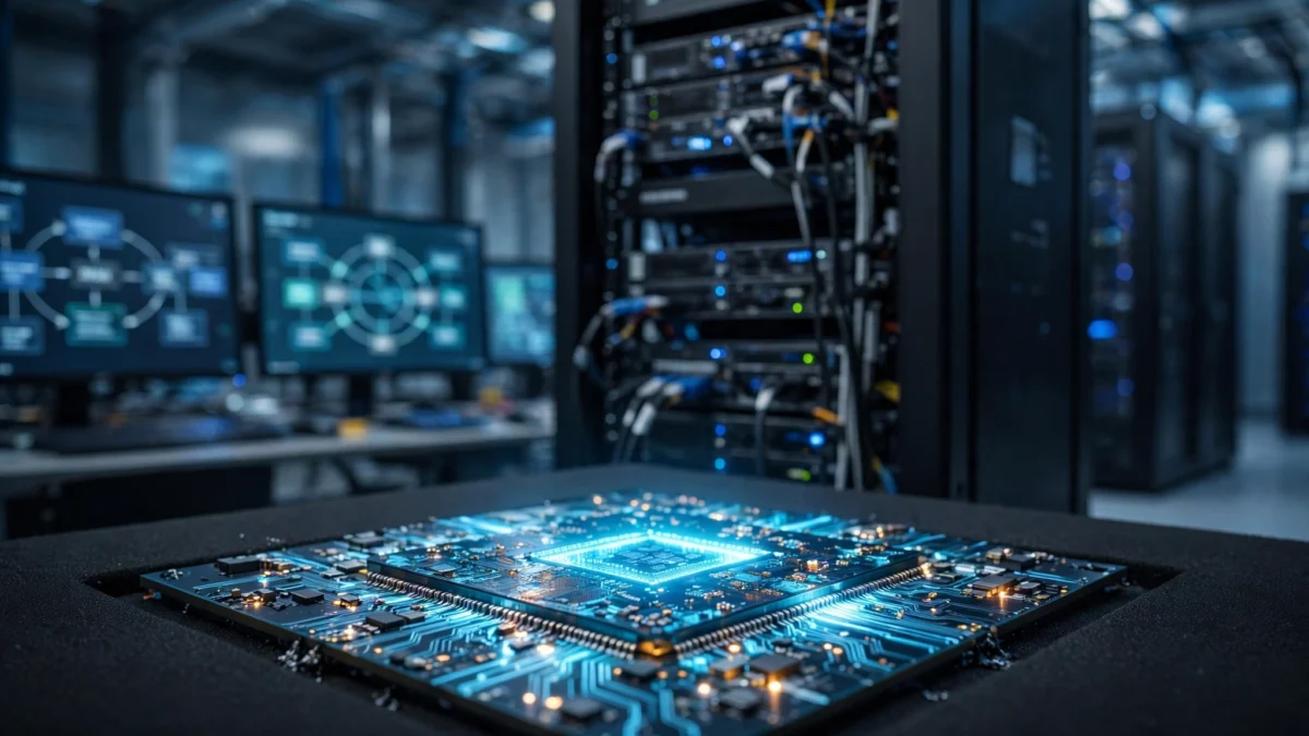 Chip CPU Vera của Nvidia xử lý gấp đôi lượng việc của tác nhân AI với chip xử lý phát sáng trong trung tâm dữ liệu