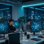 DeepSeek tung bản Flash 1017 đạt 77,0 điểm kiểm tra lập trình với nhóm kỹ sư phần mềm và màn hình mạng nơ ron
