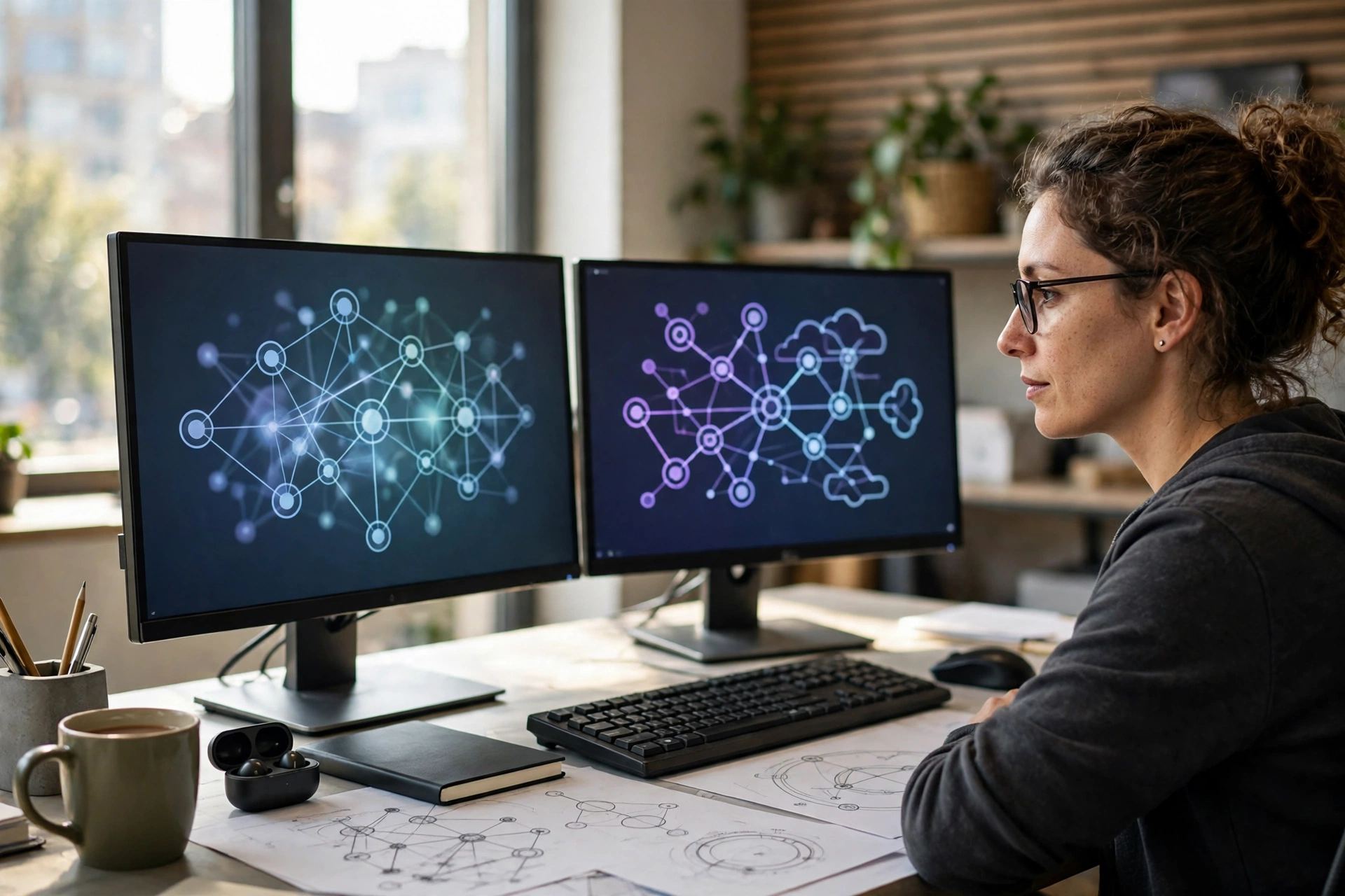 OpenAI đưa 3 mô hình GPT-6 lên Google Cloud với lập trình viên làm việc cùng công cụ Codex trên hai màn hình
