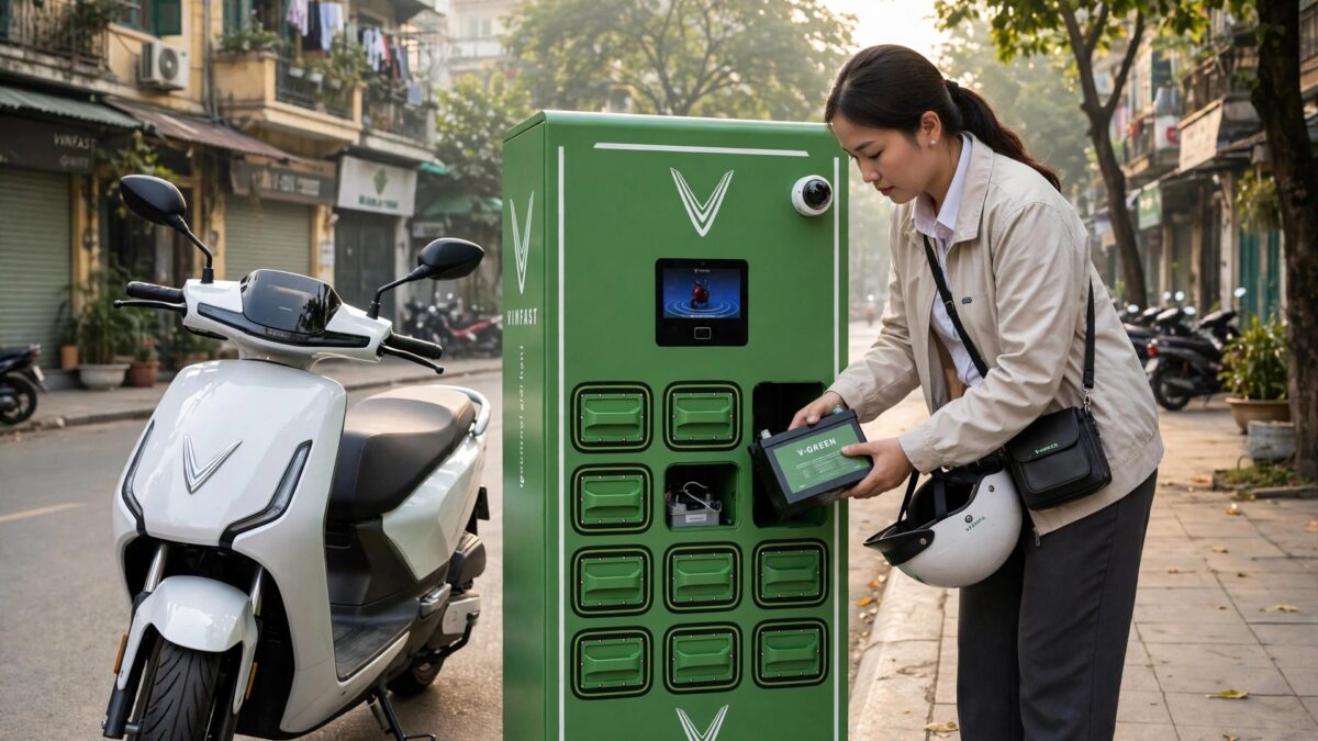 Đổi pin chỉ 1 phút, xe máy điện gỡ nút thắt lớn nhất cho người ở chung cư