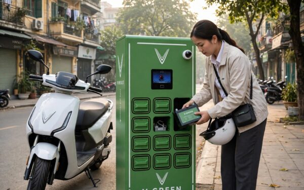 Đổi pin chỉ 1 phút, xe máy điện gỡ nút thắt lớn nhất cho người ở chung cư