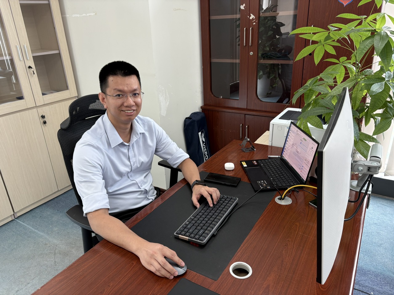 Ông Đỗ Kế Công, Giám đốc Trung tâm Sản phẩm Khách hàng Doanh nghiệp, VNPT VinaPhone, chia sẻ về xu hướng chuyển đổi số của doanh nghiệp