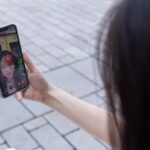 Điện thoại đang gọi video trên ứng dụng Viettel Tammi
