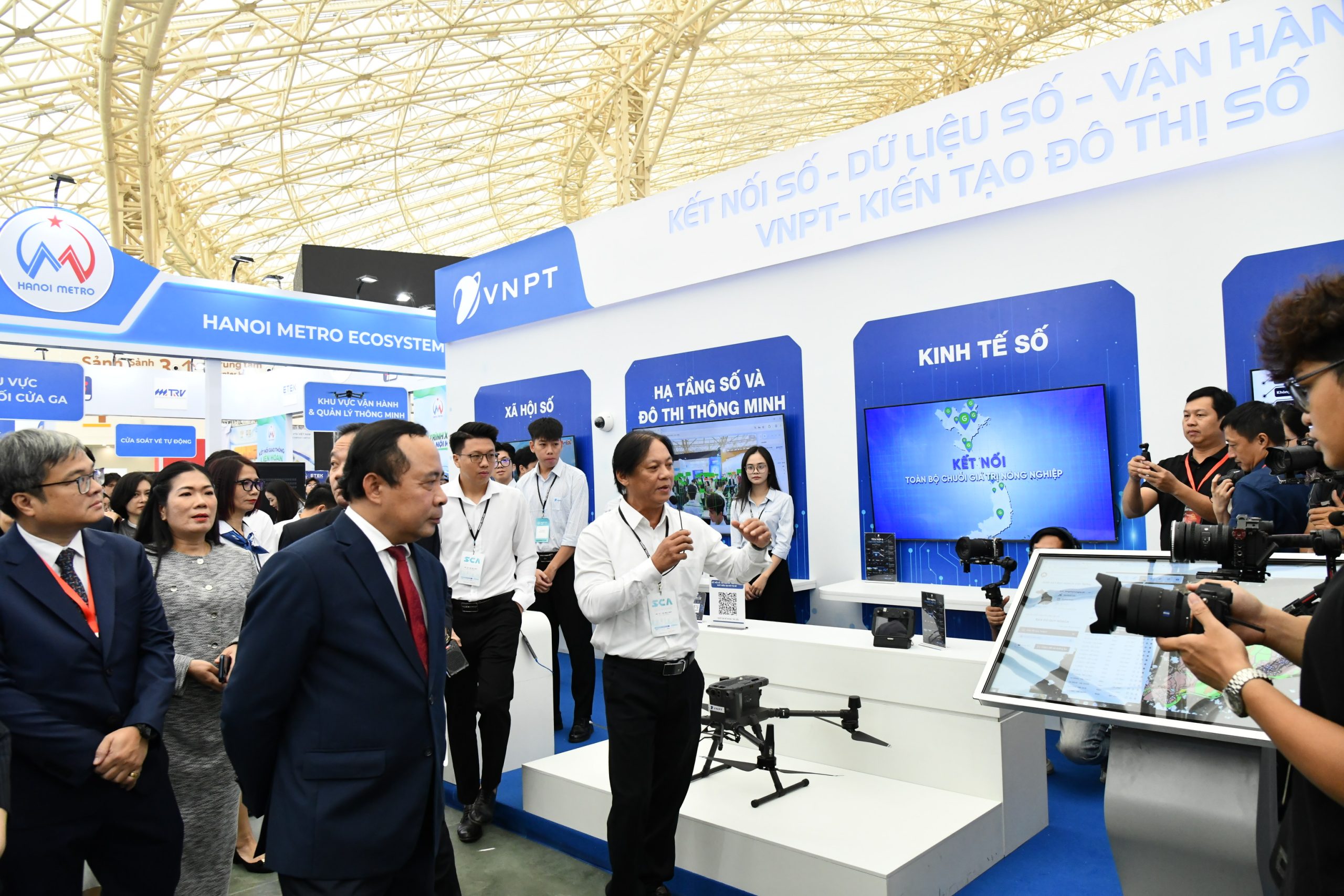 Thiết bị UAV của VNPT được giới thiệu tại Smart City Asia 2026 trong nhóm giải pháp kinh tế số