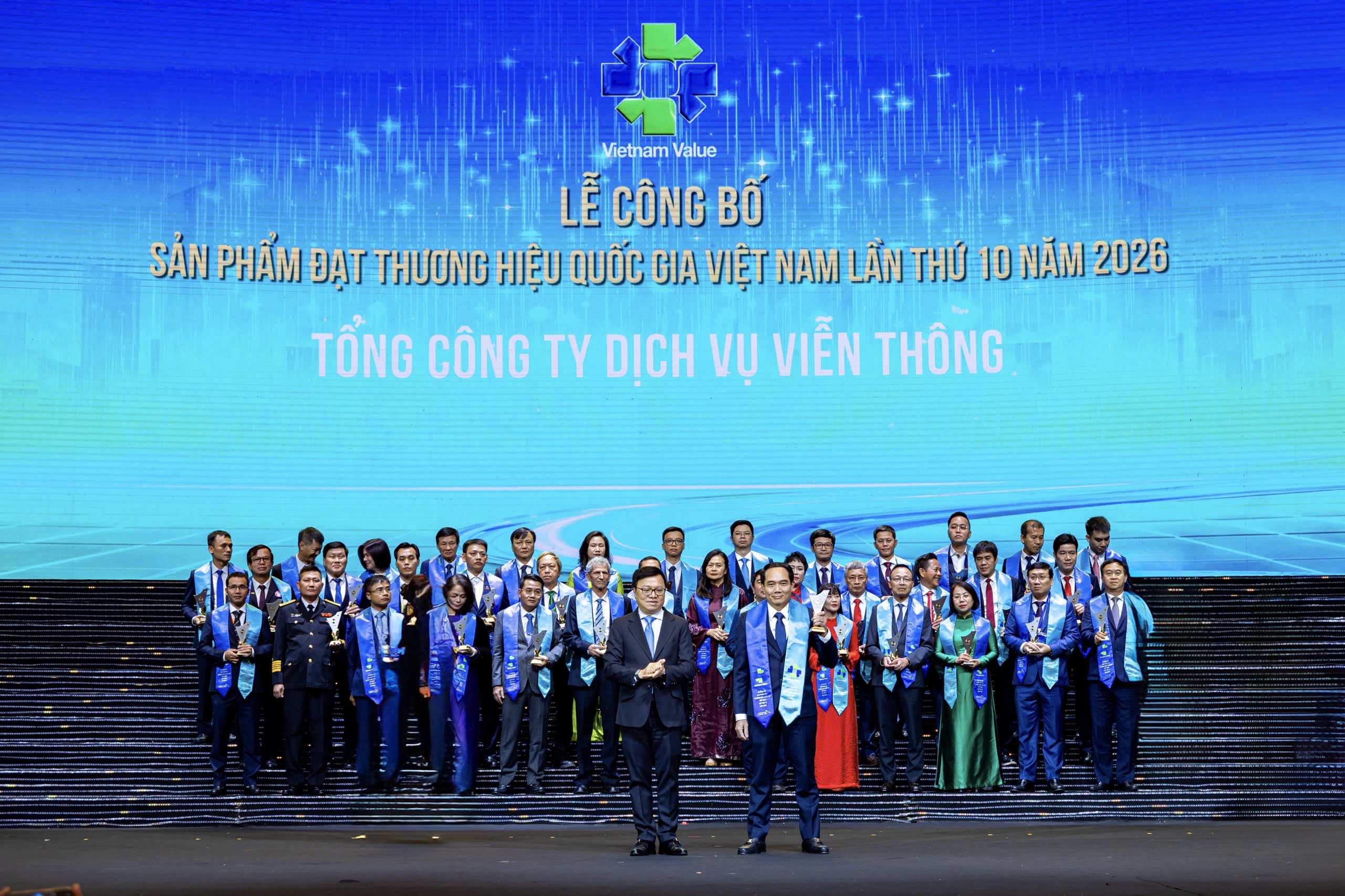 Các doanh nghiệp được vinh danh Thương hiệu quốc gia Việt Nam 2026 tại lễ công bố lần thứ 10