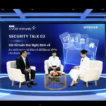 Các chuyên gia trao đổi tại webinar Security Talk 03 do VNPT tổ chức